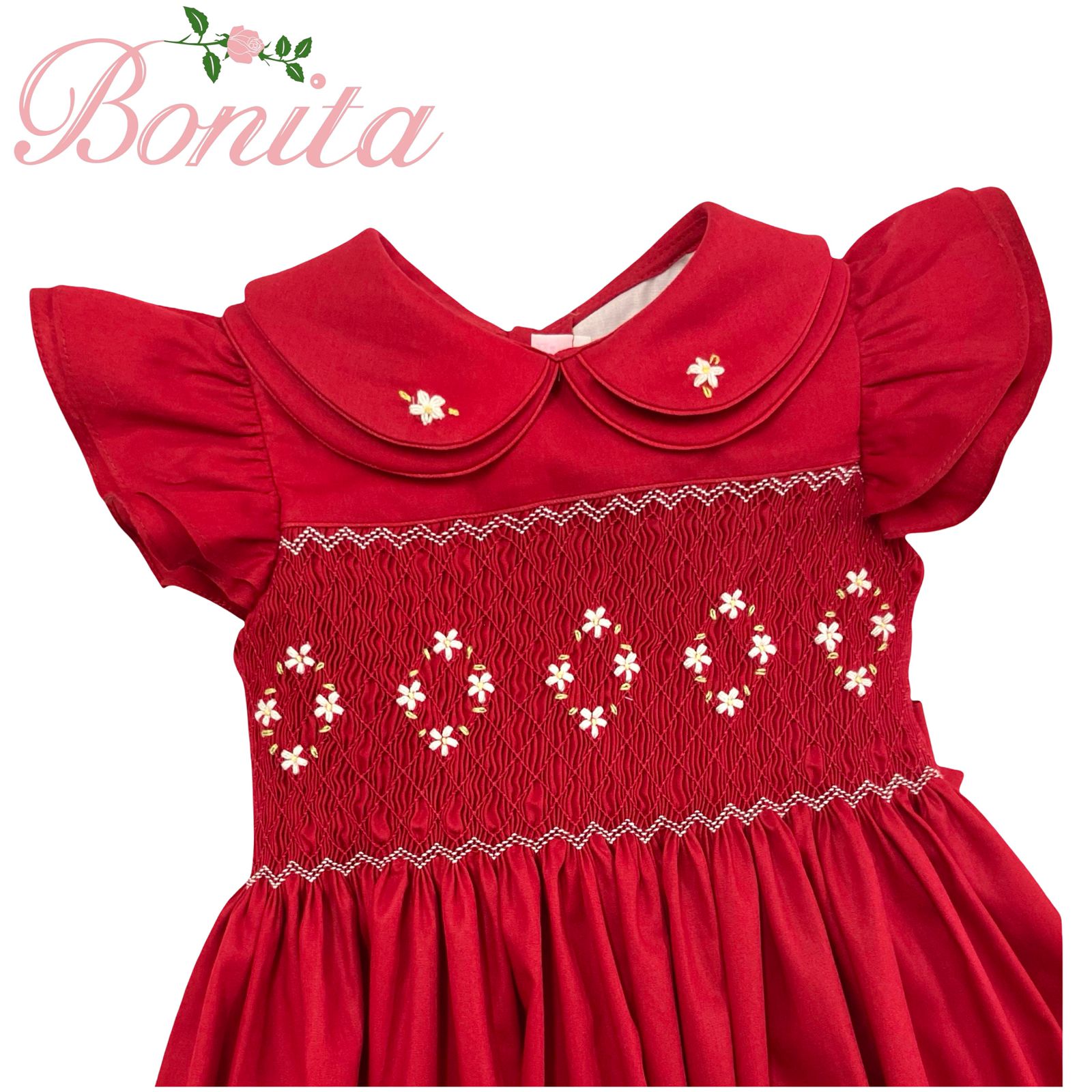 Vestido Vermelho Gola dupla