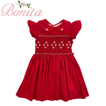 Vestido Vermelho Gola dupla